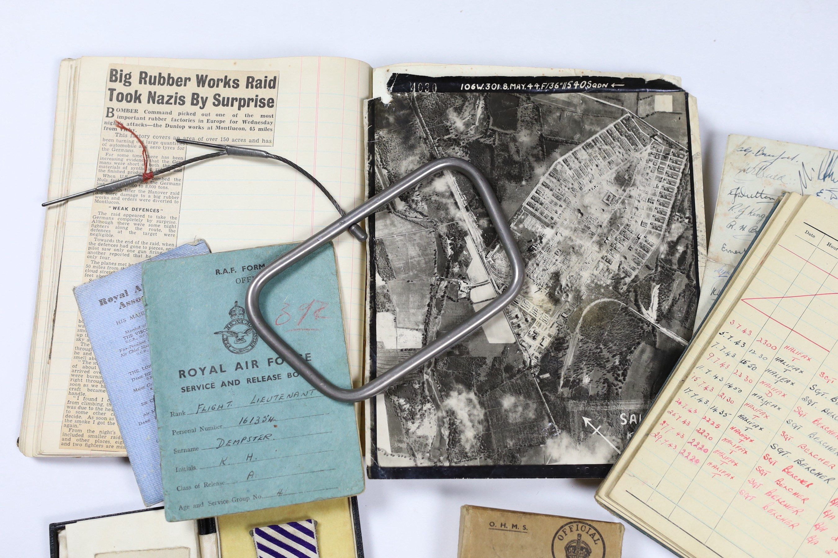 A WW2 DFC medal group to 1451840 Flight Lieutenant K.H.Dempster